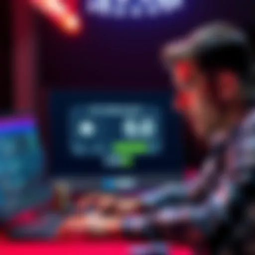 A shocked poker player looking at a computer screen with a balance of zero on GG Poker, expressing concern over lost funds