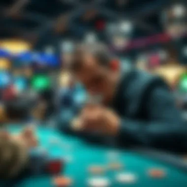 A player with a tissue in hand, looking tired while playing poker at a cash game table