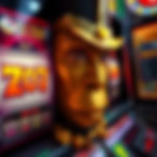 Slot machine with disappointing bonus offers A close-up of the Zoltar 9 lines slot machine showing low payouts and bonus features