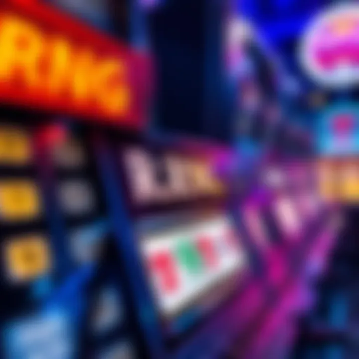 A slot machine showing a display indicating RNG testing for fair play.