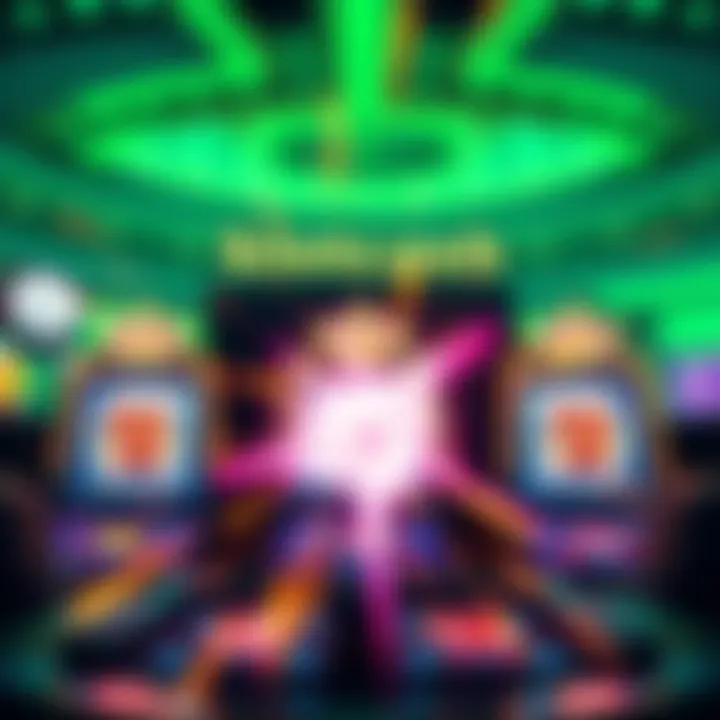 A screenshot showing unusual gameplay behavior on Slotocash with flashing lights and spinning reels.