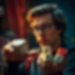 A person thoughtfully considering different options to use small bonuses effectively, with dice and alternative choices in view.