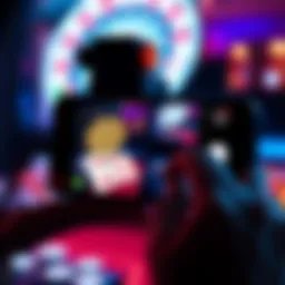 A smartphone camera focused on video poker cards, highlighting the app's strategy analysis feature.