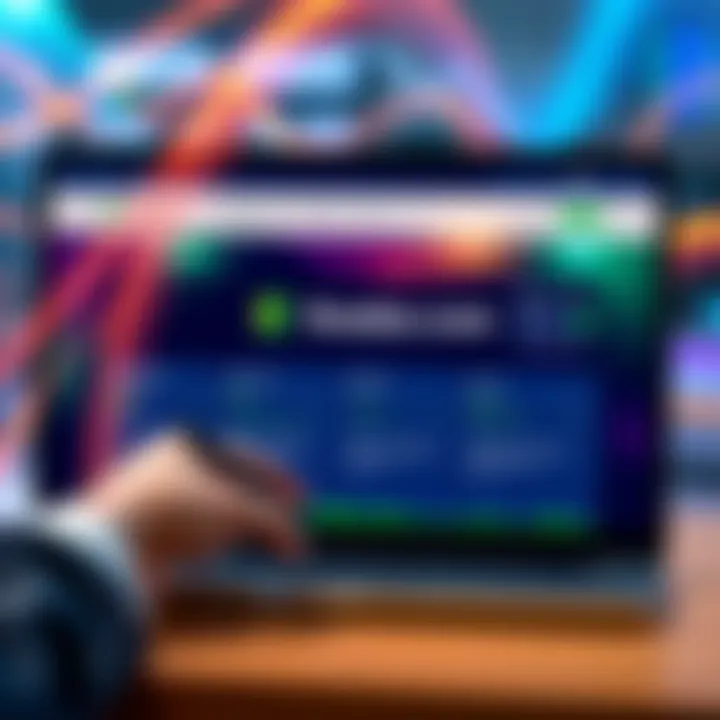 Screenshot of Soadax.com homepage showing user interface and features