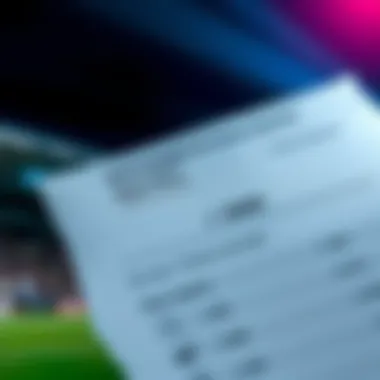 Soccer betting odds display A close-up of a betting slip showing odds of +2000 for a halftime wager in soccer