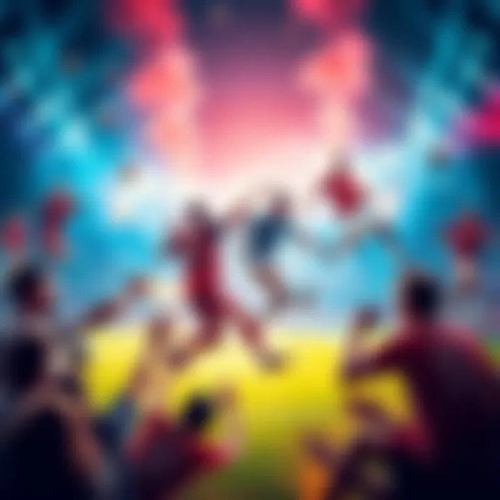 A collage of thrilling soccer highlights including goals and celebrations from the past week