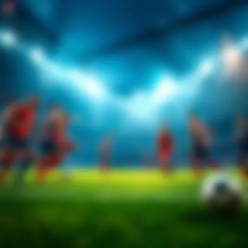 A display of soccer teams and betting odds for today's matches