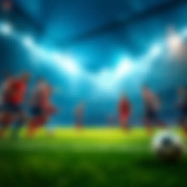 A display of soccer teams and betting odds for today's matches