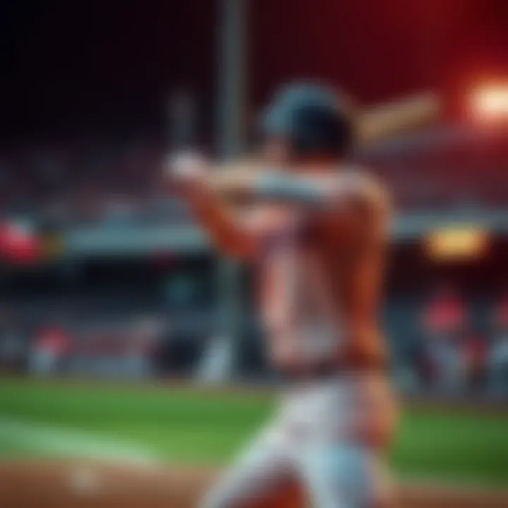 Baseball player Soto in action at the plate, ready to swing for a home run