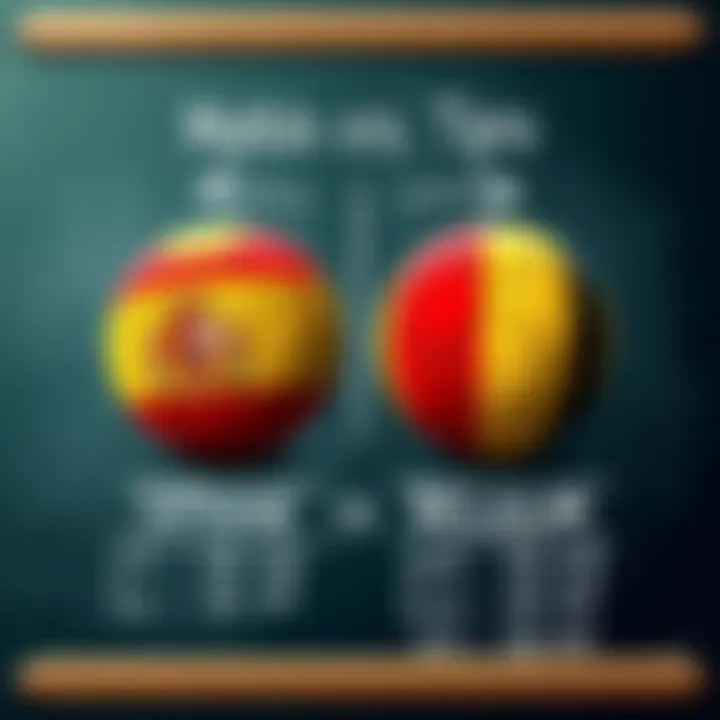 Spain vs Belgium Match Betting Tips Players betting tips for the Spain vs Belgium football match with graphics of footballs and odds on a chalkboard.