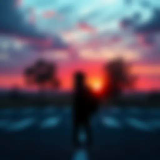 A person standing at a crossroads, contemplating choices with a thoughtful expression.