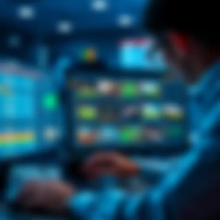 A person analyzing sports betting options on a computer, showing a variety of betting sites and strategies after new tax regulations.