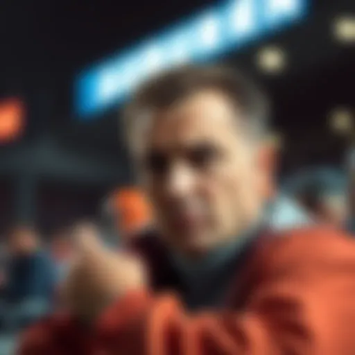 A person looking frustrated over a lost sports bet related to an Auburn game