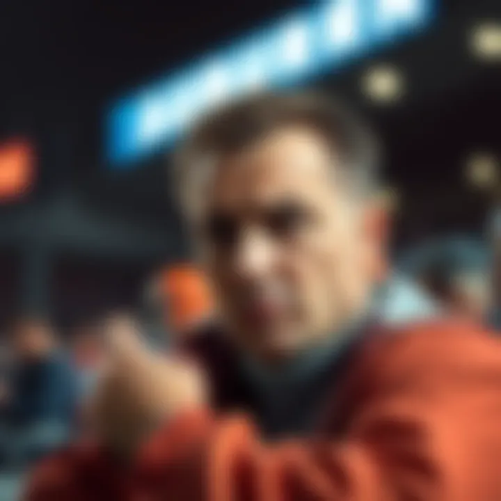 A person looking frustrated over a lost sports bet related to an Auburn game