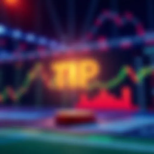 A graphic showing a sports betting tip focus with charts and statistics in the background