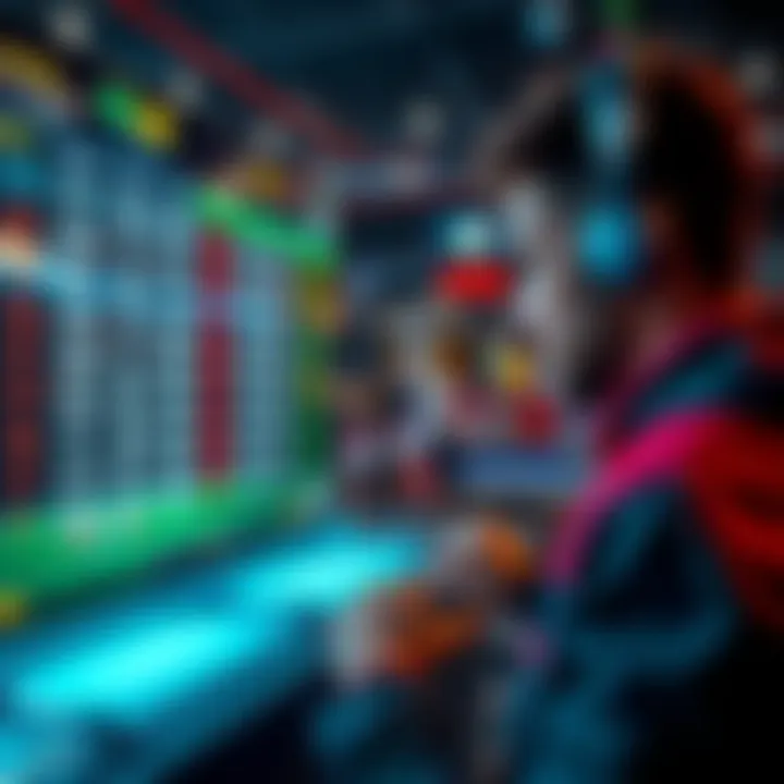 A person placing a bet on a sports event in Italy, with odds displayed on a screen