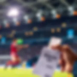 A person placing a bet on a sports event with a smartphone and betting slip in hand, representing the growing interest in sports betting in Manitoba for 2026.