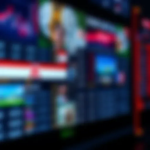 A collage of various sports betting platforms on a screen with odds displayed.