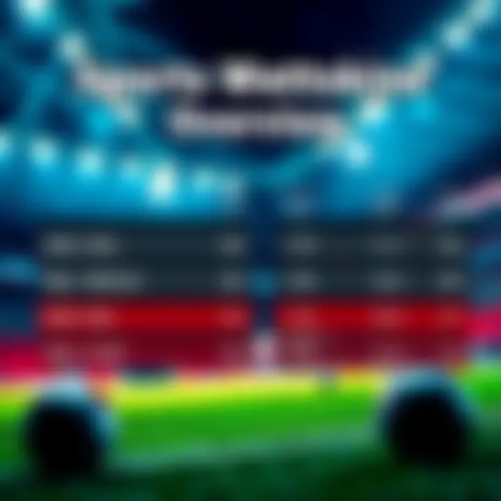 A graphic showing betting options for VGK/DAL and TBL/CGY games with the focus on U6.5 bets.