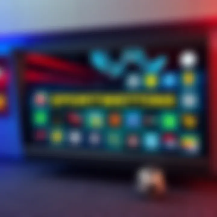 A collection of sports betting promotions and bonuses displayed on a screen with various sports icons