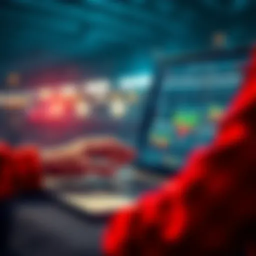 A person analyzing sports statistics and odds on a laptop for betting advice.