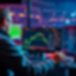 Sports Betting Strategies A person analyzing betting odds on a computer, with charts and graphs displayed on the screen.