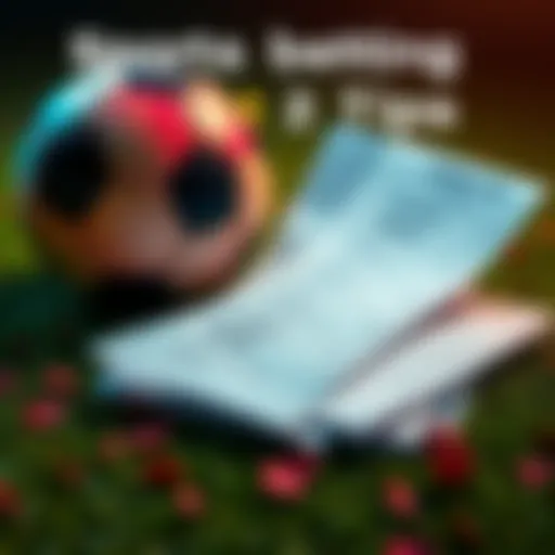 A detailed scene showing betting slips, a soccer ball, and strategy notes for March 2 sports betting picks.