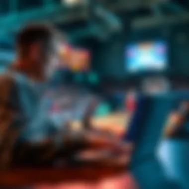 Sports Betting Tips for March 30 Person analyzing sports betting odds on a laptop with a basketball game in the background