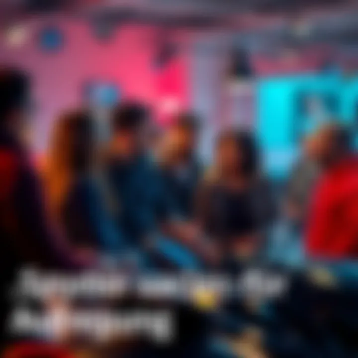 People discussing Spyder controversy Group of people sharing opinions about the Spyder situation in a casual setting