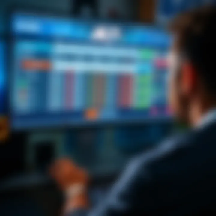 A person looking at a computer screen displaying a betting site with ALT-accounts highlighted, showing concern over account management.