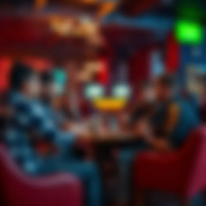 A group of people sitting together, chatting about Stake Casino and gaming strategies in a casual setting in Argentina