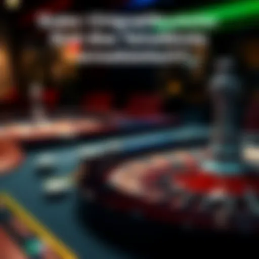 A close-up view of the Stake Original Roulette table with chips and a spinning wheel