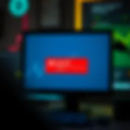 A computer screen showing an error message while trying to load Stake US website