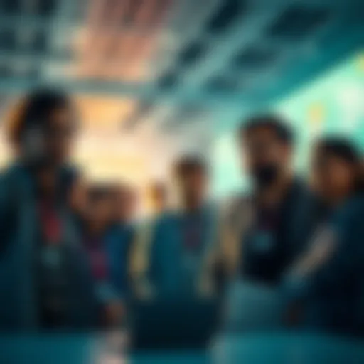 Group of people discussing issues with Aadhar requirements for Stake platform