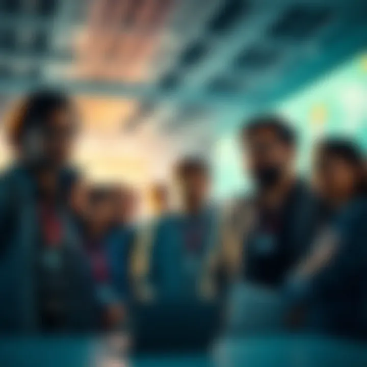 Group of people discussing issues with Aadhar requirements for Stake platform