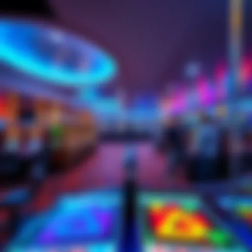 A view of the gaming area on the STAR Princess, showing limited game tables and players looking disappointed