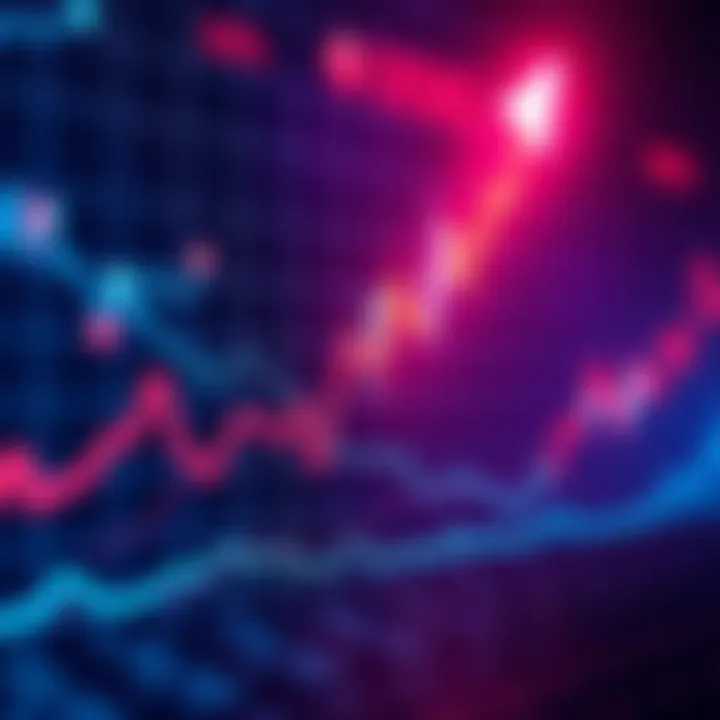 A stock chart depicting an upward trend, symbolizing the anticipated increase in $DKNG value after quarterly results.