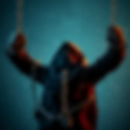 A person breaking free from chains representing negative habits, symbolizing the importance of letting go for better life quality.