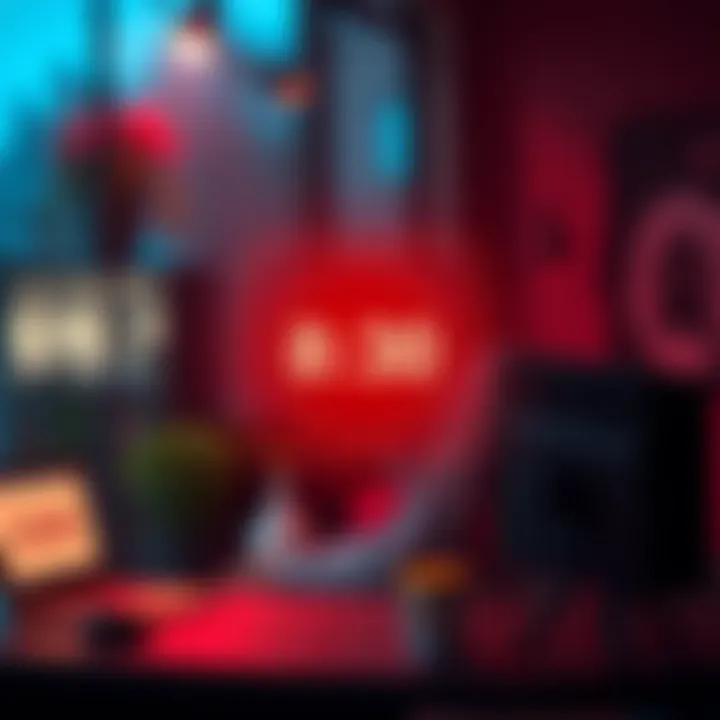 An announcement for a stream scheduled at 8:30 AM with a clock icon and a calendar symbol.