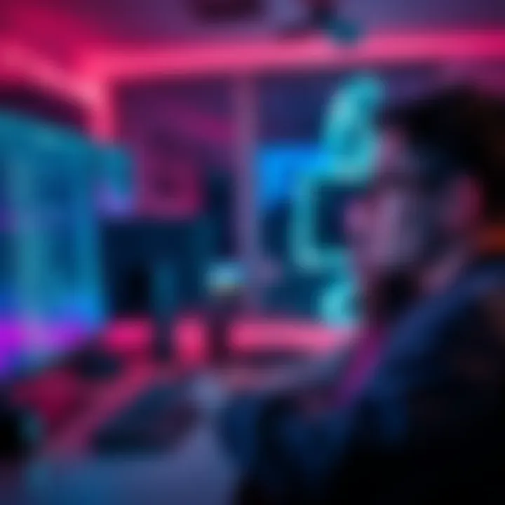 A person looking at a computer screen with a list of streamer codes and discounts, sharing information with a group of friends online.