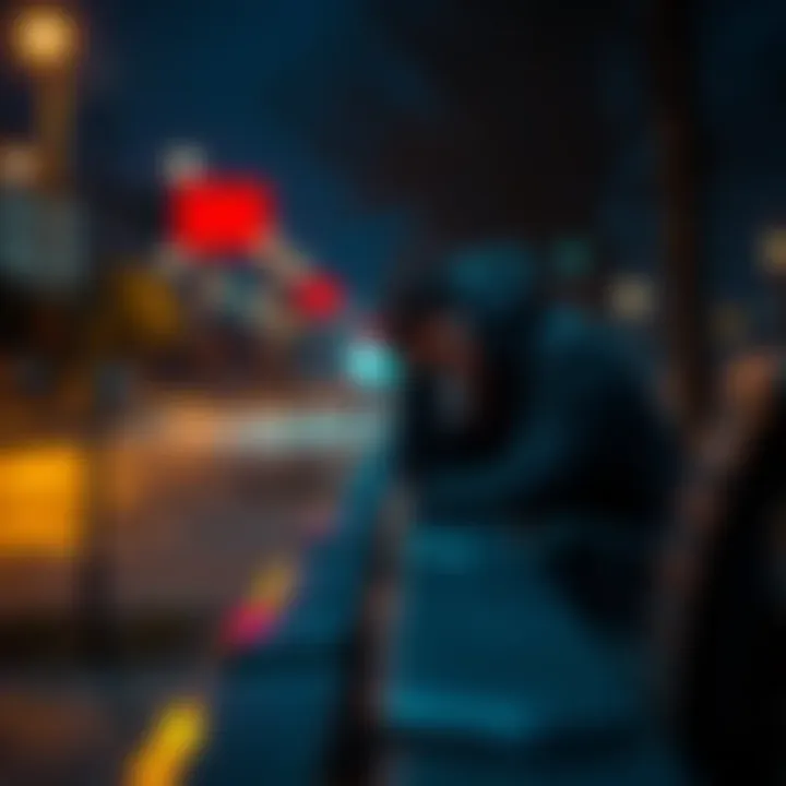 A person sitting on a bench with their head down, looking sad, symbolizing inner struggles with self-hatred and emotional pain.