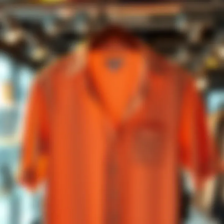 A comfortable and stylish shirt on a hanger, ready to wear for various events