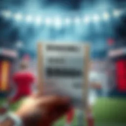 Successful Bet Result A visual representation of a winning betting slip showing a total gain of 5500 dollars from multiple bets, with excitement reflected in the scene.