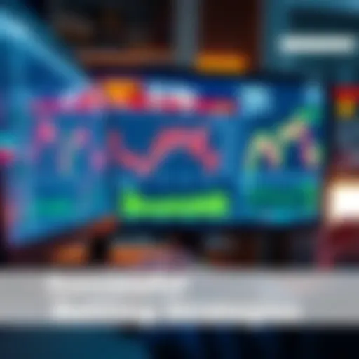 A person analyzing betting odds and systems on a computer, with charts and graphs visible.