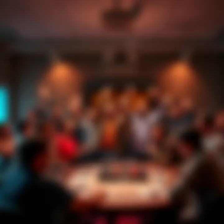 People celebrating a $24,000 win in a classroom setting with expert guidance