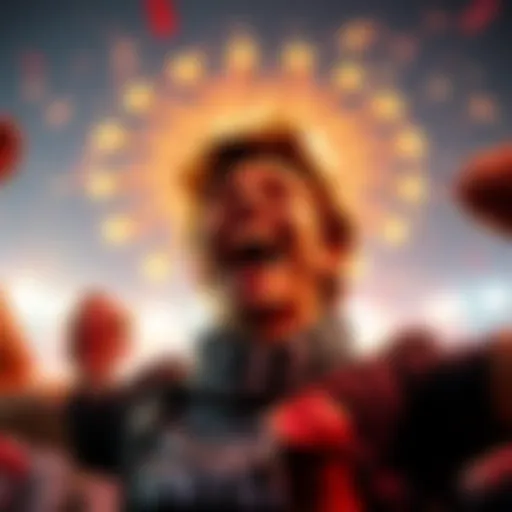 A person celebrating a successful achievement after a break, showing excitement and joy.