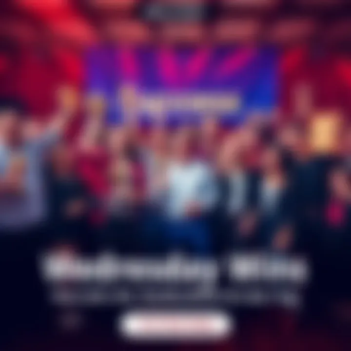 A joyful group of people celebrating their wins from Wednesday, holding trophies and awards, with a banner in the background saying 'Success'.