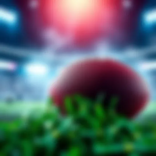 A graphic promoting NFL betting tips for the Super Bowl, featuring football imagery and dollar signs for winnings.