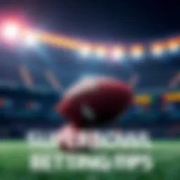 Three betting options for the Superbowl 2026 highlighted with football graphics