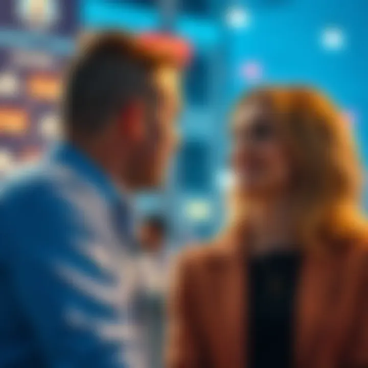 Support for Overcoming Gambling Addiction A person looking hopeful while talking to a counselor about overcoming gambling addiction